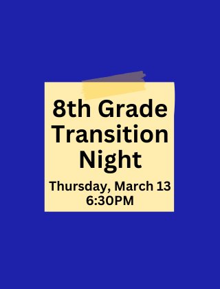  Grade 8 Transition Night